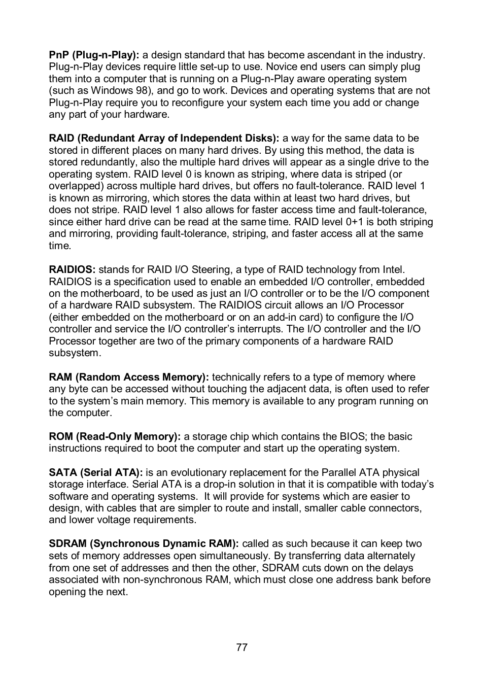 Tyan Computer TEMPEST S5375 User Manual | Page 77 / 80