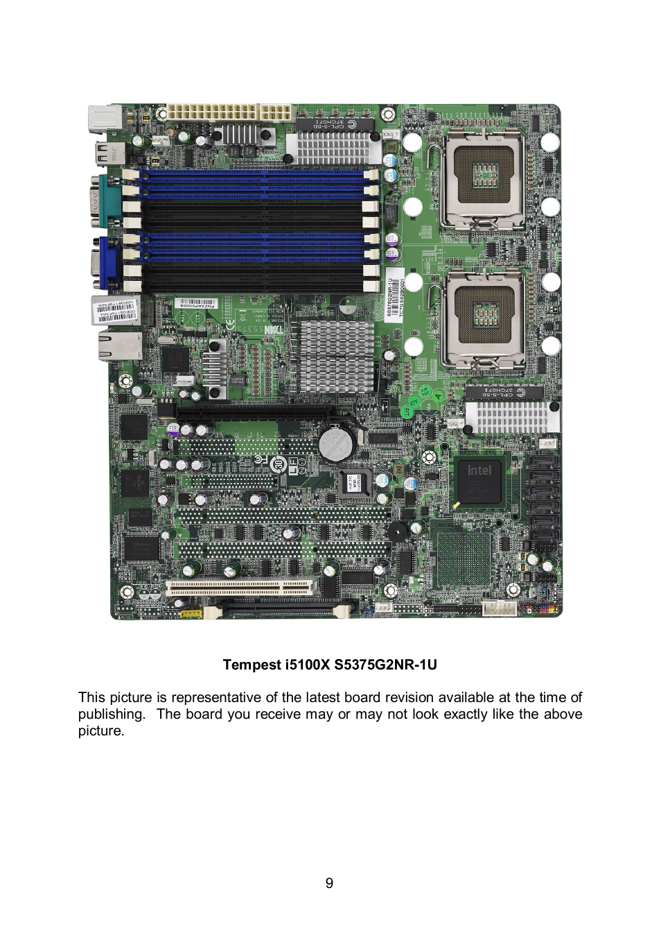 Tyan Computer TEMPEST S5375 User Manual | Page 9 / 80