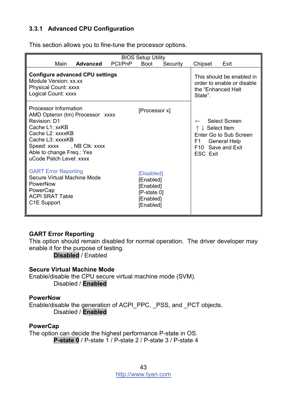 Tyan Computer MITAC S8236 User Manual | Page 43 / 96