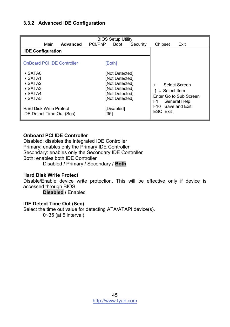 Tyan Computer MITAC S8236 User Manual | Page 45 / 96