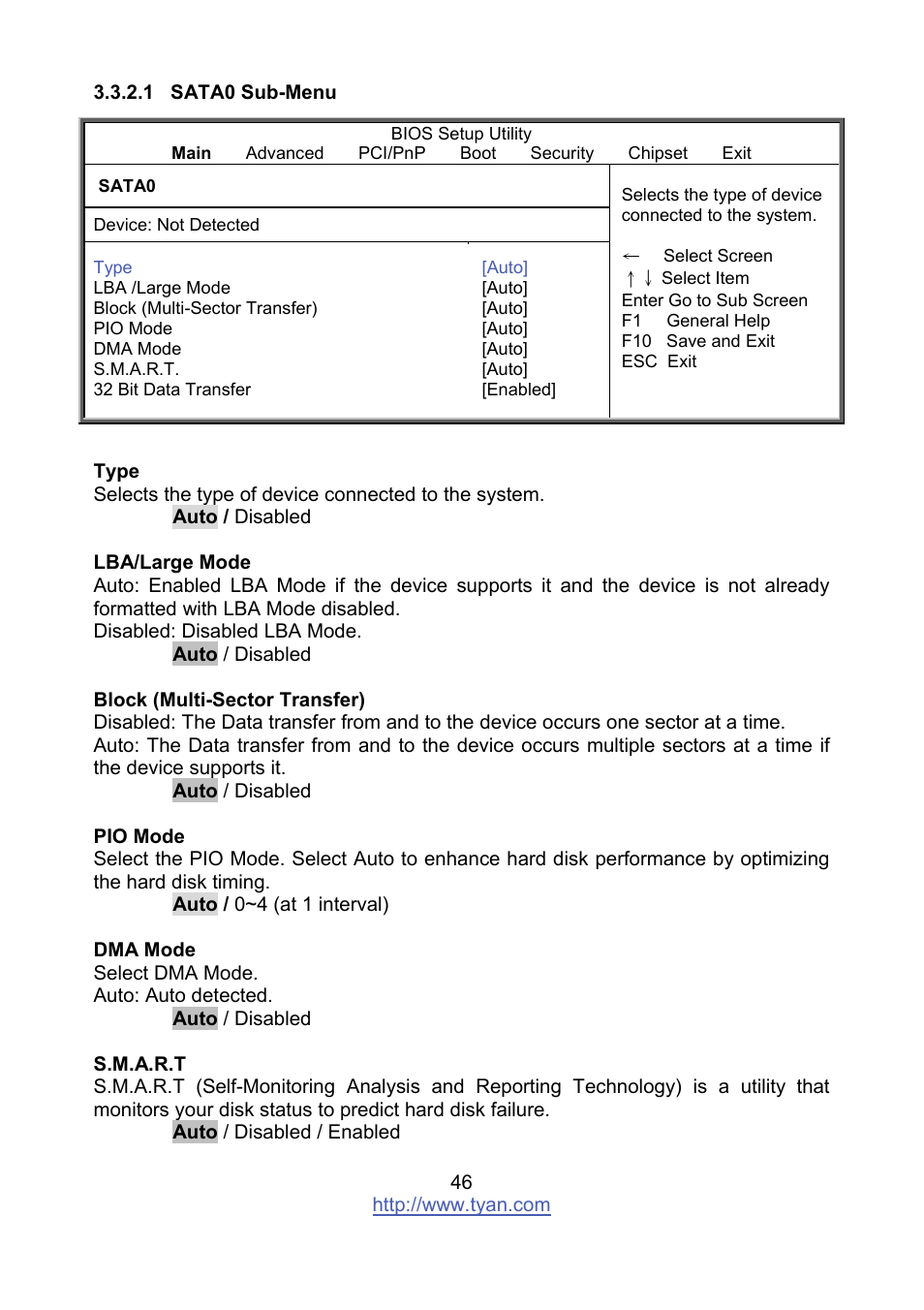 Tyan Computer MITAC S8236 User Manual | Page 46 / 96