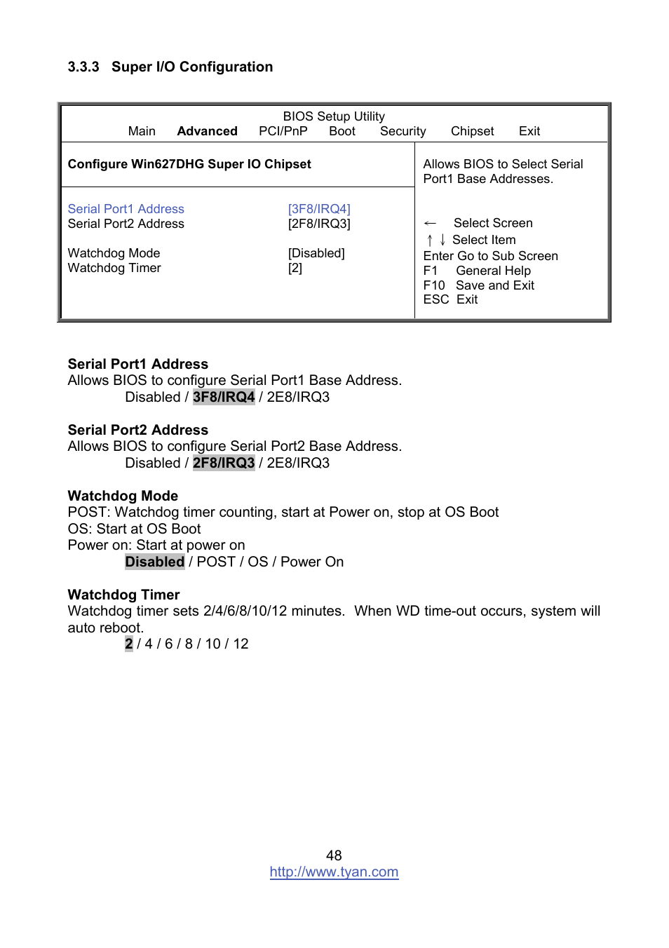 Tyan Computer MITAC S8236 User Manual | Page 48 / 96