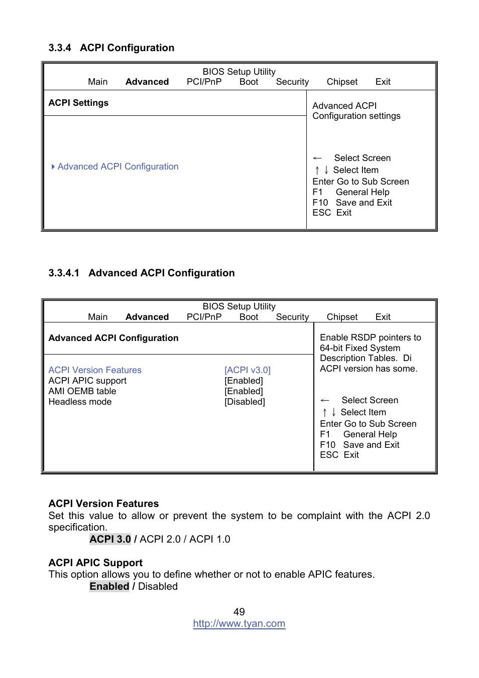 Tyan Computer MITAC S8236 User Manual | Page 49 / 96