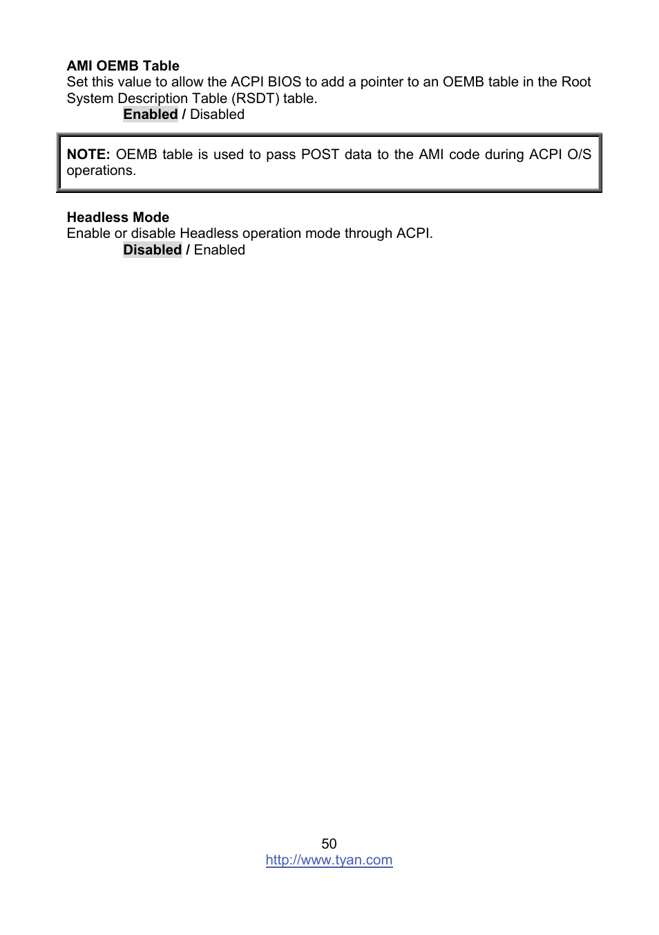 Tyan Computer MITAC S8236 User Manual | Page 50 / 96