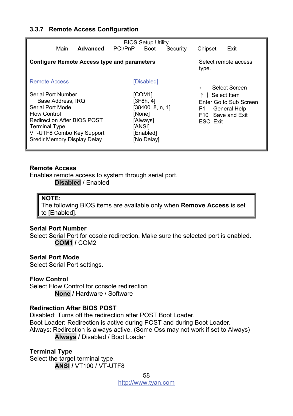 Tyan Computer MITAC S8236 User Manual | Page 58 / 96