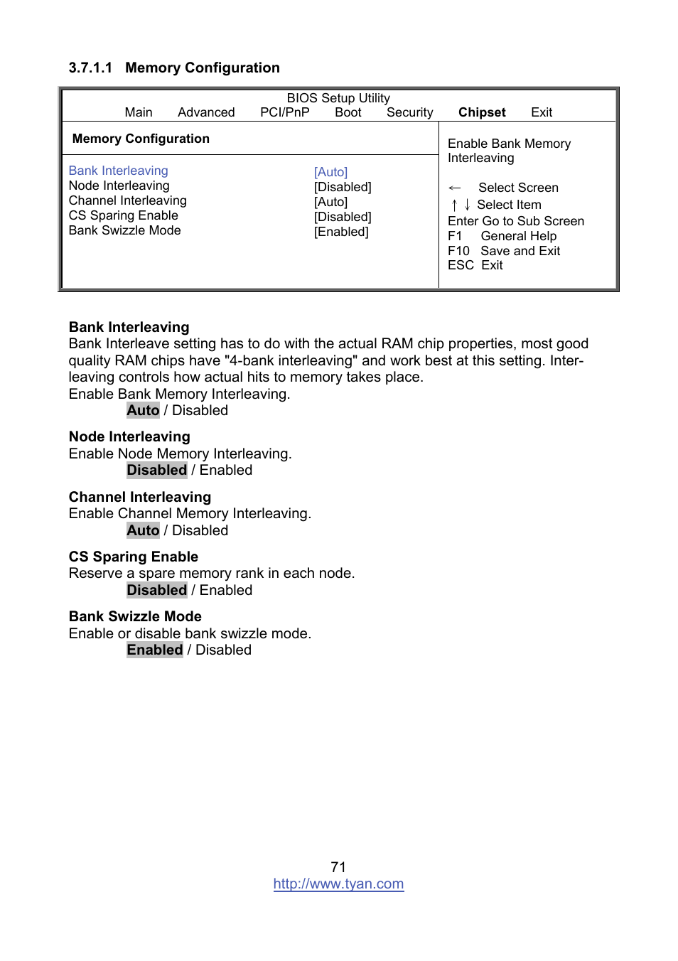 Tyan Computer MITAC S8236 User Manual | Page 71 / 96