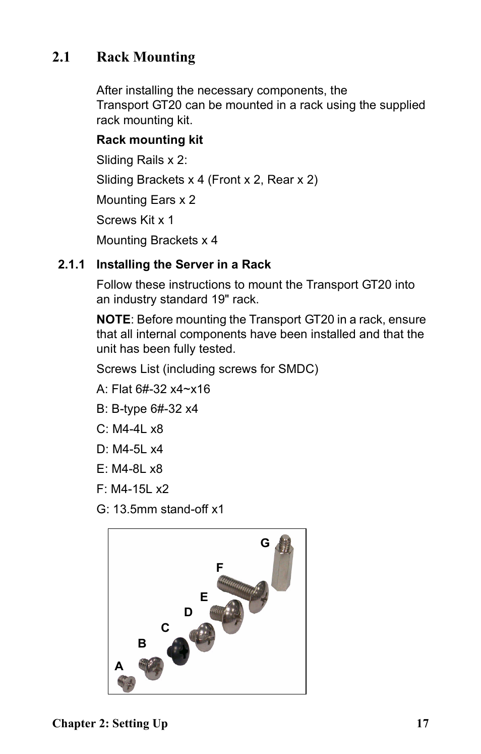 1 rack mounting, 1 installing the server in a rack | Tyan Computer Transport GT20 B5161 User Manual | Page 25 / 77