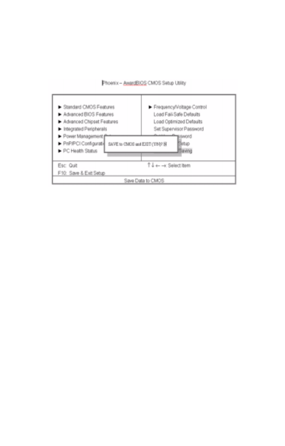 Save & exit setup, Exit without saving, Exit without save | Tyan Computer GX21 User Manual | Page 107 / 112