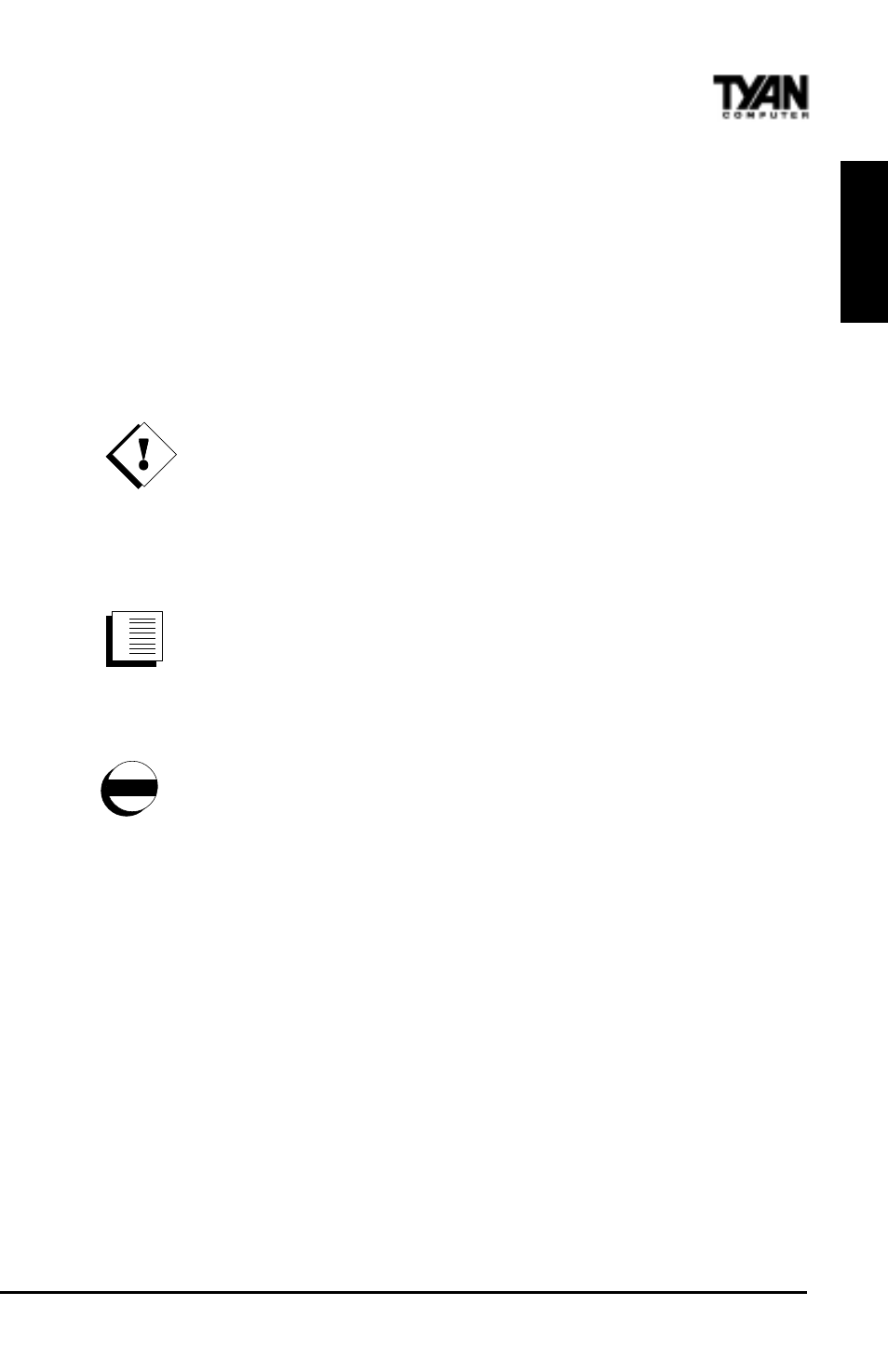 Icons, Hardware specifications/features, Intro | Tyan Computer Trinity ATX Motherboard Tyan S1598 User Manual | Page 5 / 72