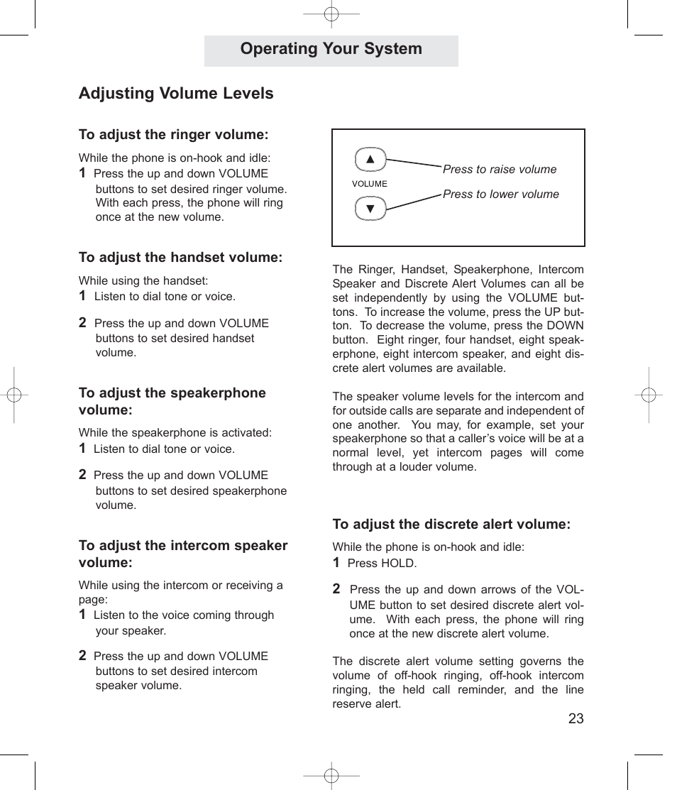Operating your system adjusting volume levels | TMC EV4500 User Manual | Page 37 / 137