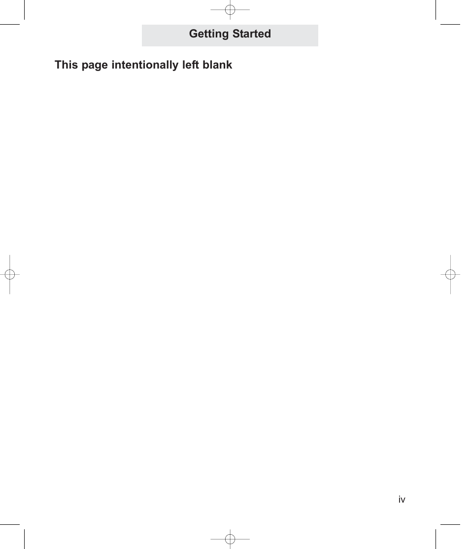 Getting started this page intentionally left blank | TMC EV4500 User Manual | Page 5 / 137