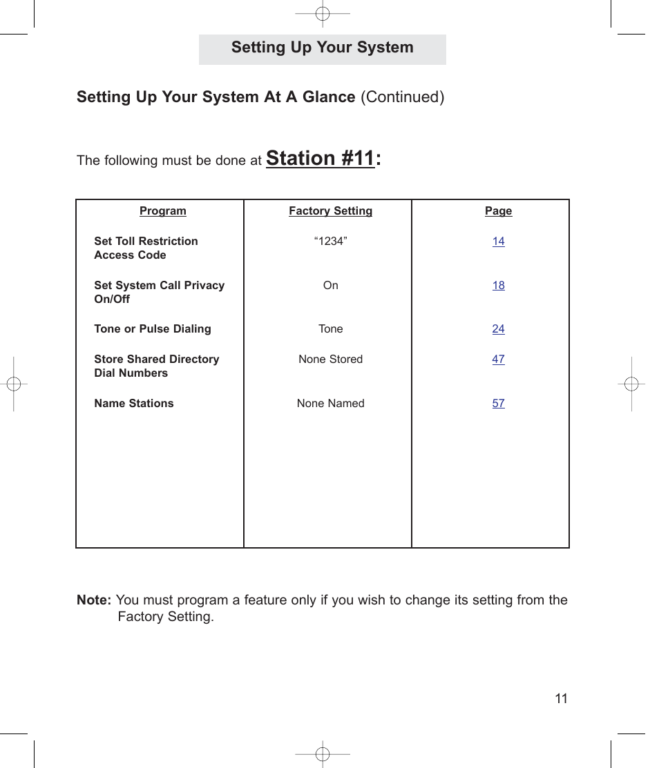 Station #11 | TMC ET4000 User Manual | Page 21 / 92