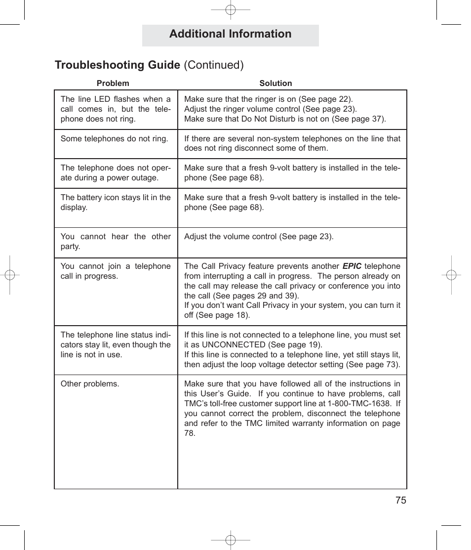 TMC ET4000 User Manual | Page 85 / 92