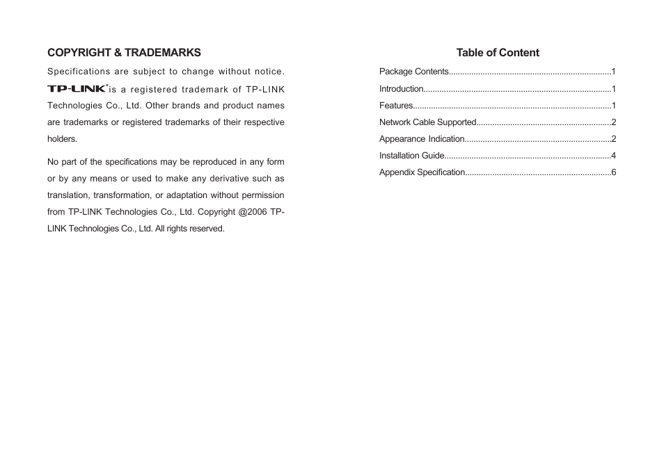 TP-Link TR-966D User Manual | Page 2 / 6