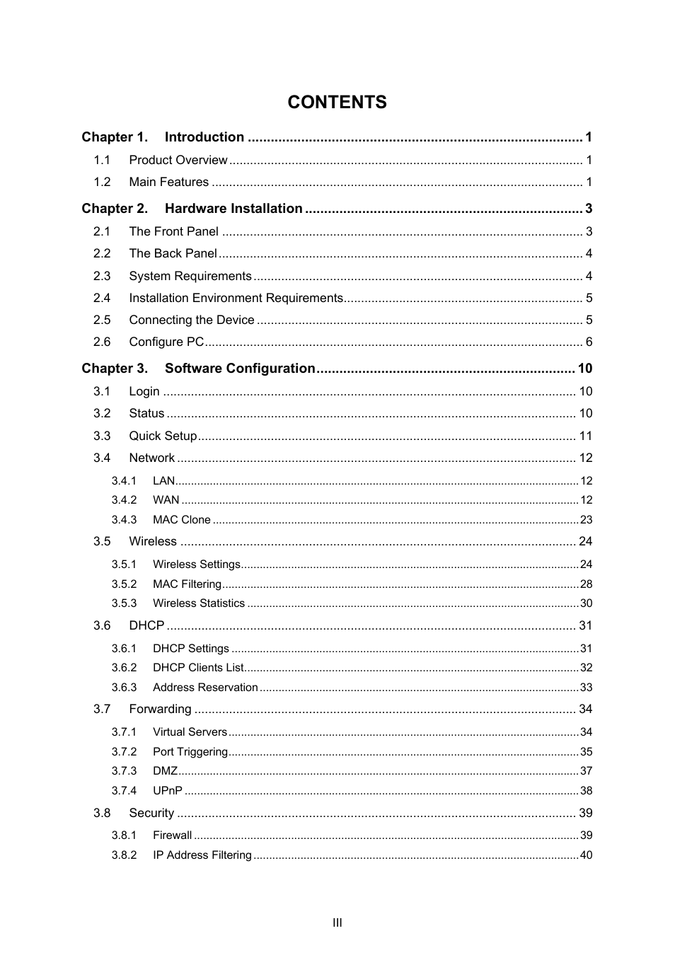 TP-Link TL-WR340G User Manual | Page 7 / 72