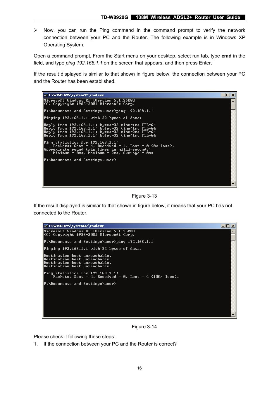 TP-Link TD-W8920G User Manual | Page 23 / 85