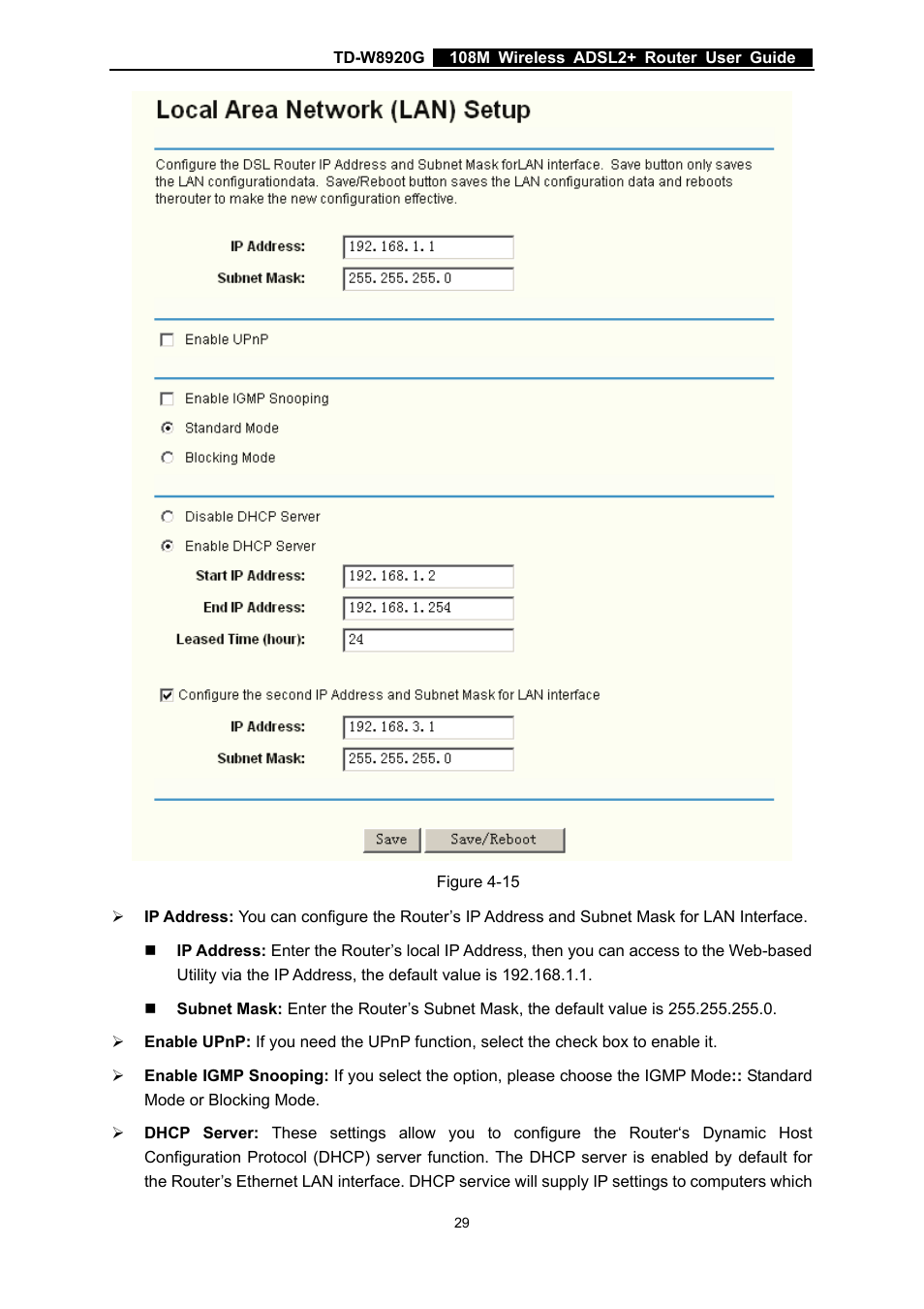 TP-Link TD-W8920G User Manual | Page 36 / 85