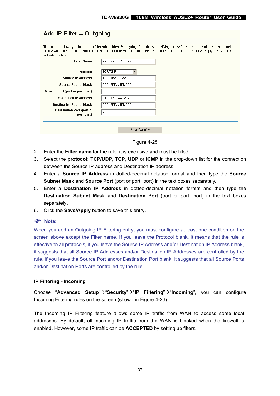 TP-Link TD-W8920G User Manual | Page 44 / 85