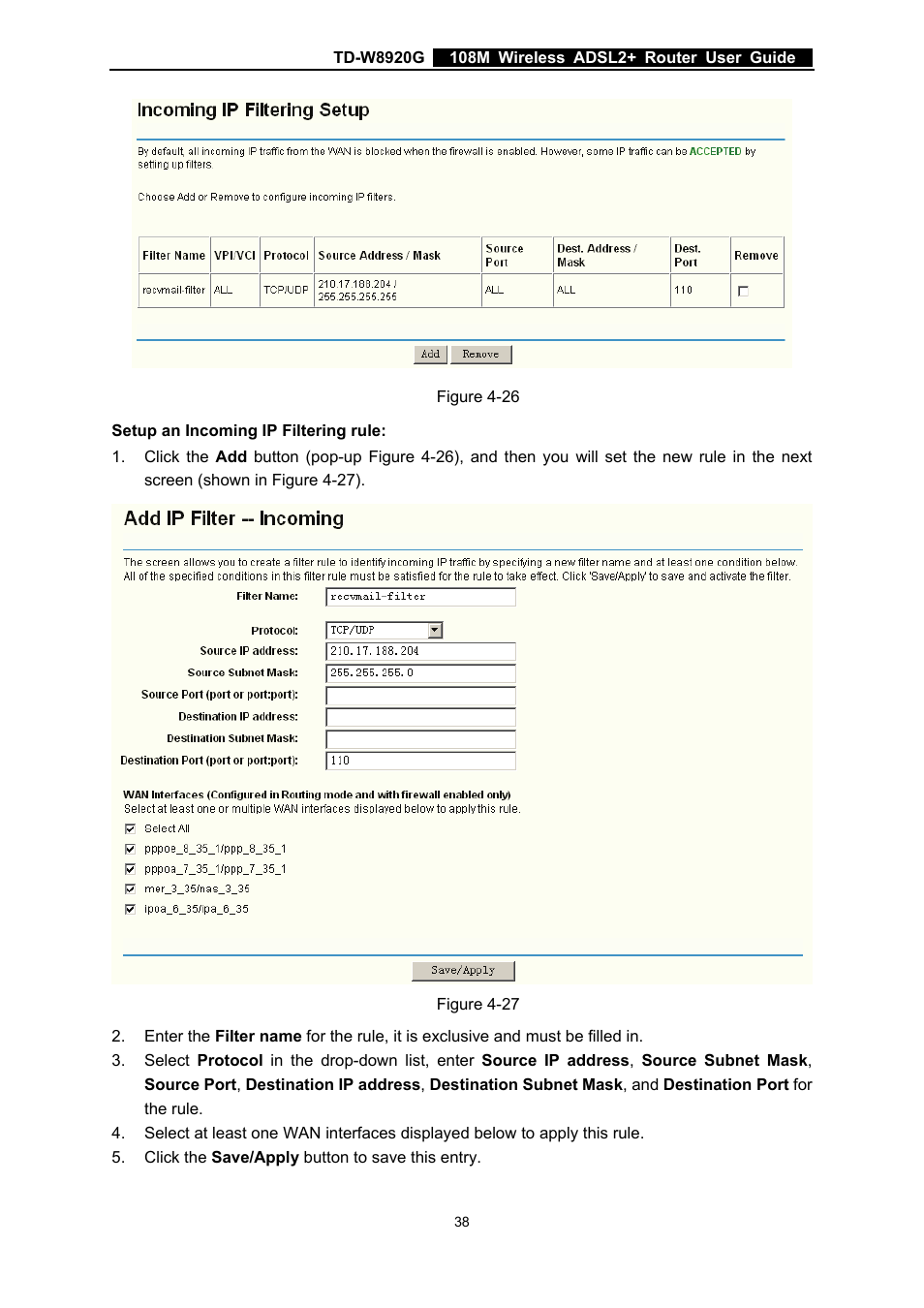 TP-Link TD-W8920G User Manual | Page 45 / 85