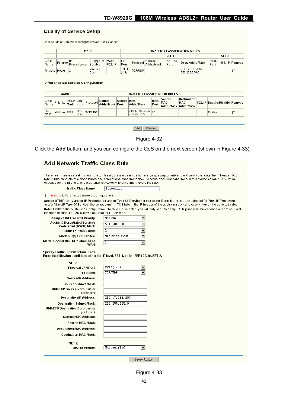 Screen (shown in figure 4-32 | TP-Link TD-W8920G User Manual | Page 49 / 85