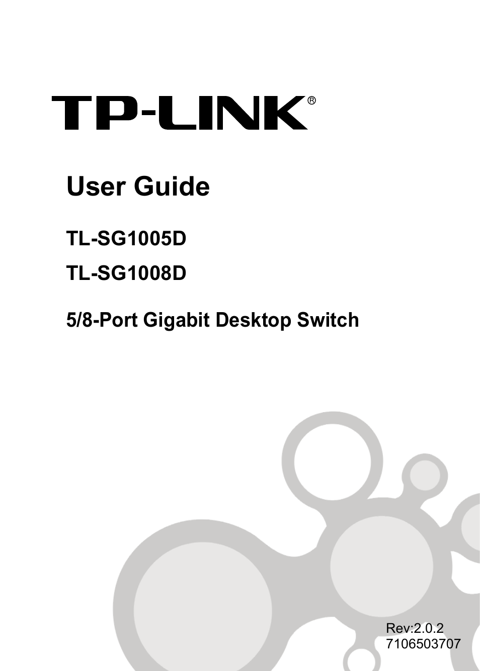 TP-Link TL-SG1008D User Manual | 12 pages