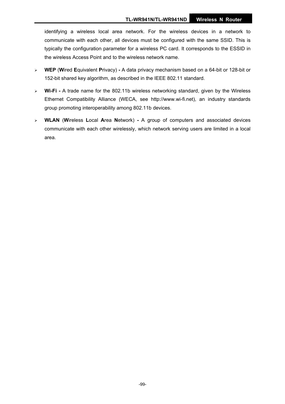 TP-Link TL-WR941ND User Manual | Page 106 / 106