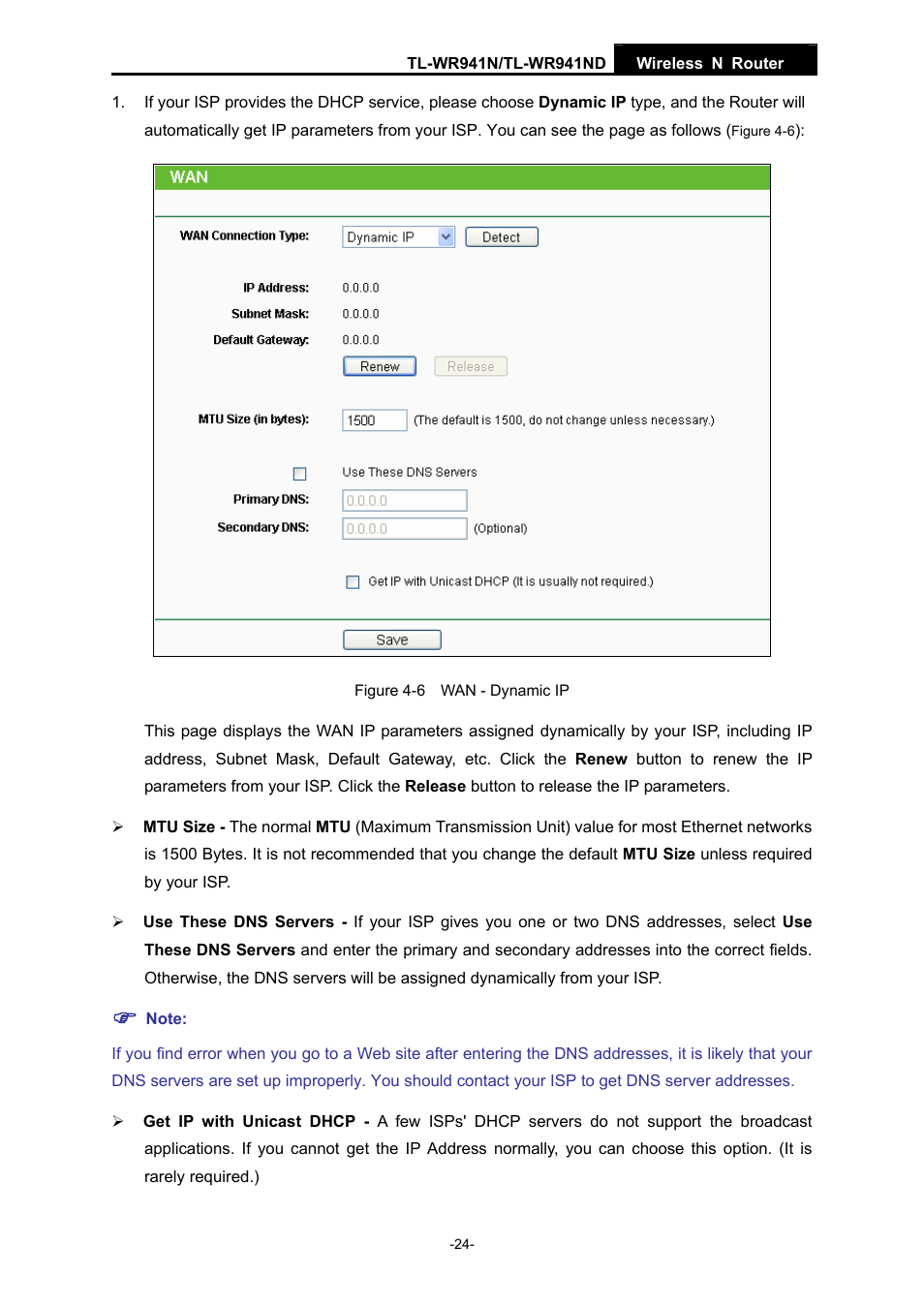 TP-Link TL-WR941ND User Manual | Page 31 / 106
