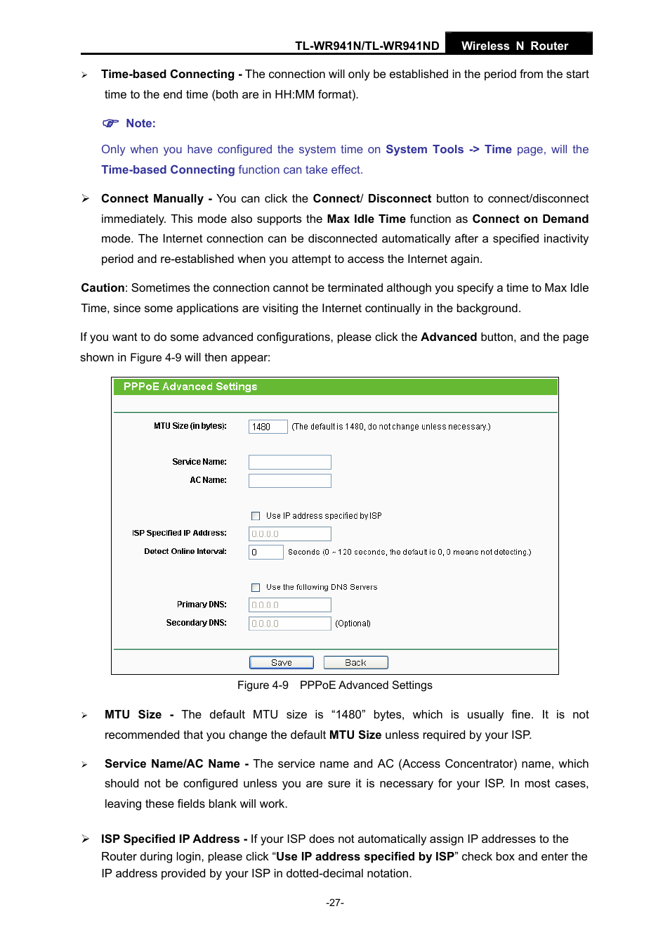 TP-Link TL-WR941ND User Manual | Page 34 / 106