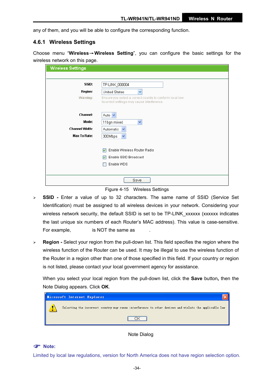 1 wireless settings | TP-Link TL-WR941ND User Manual | Page 41 / 106