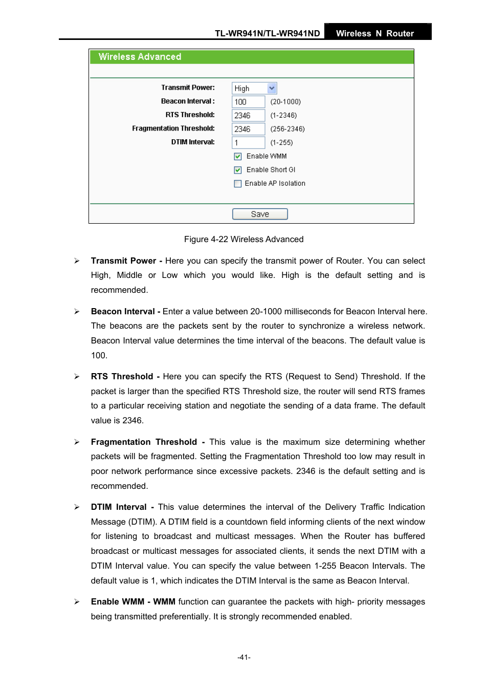 TP-Link TL-WR941ND User Manual | Page 48 / 106