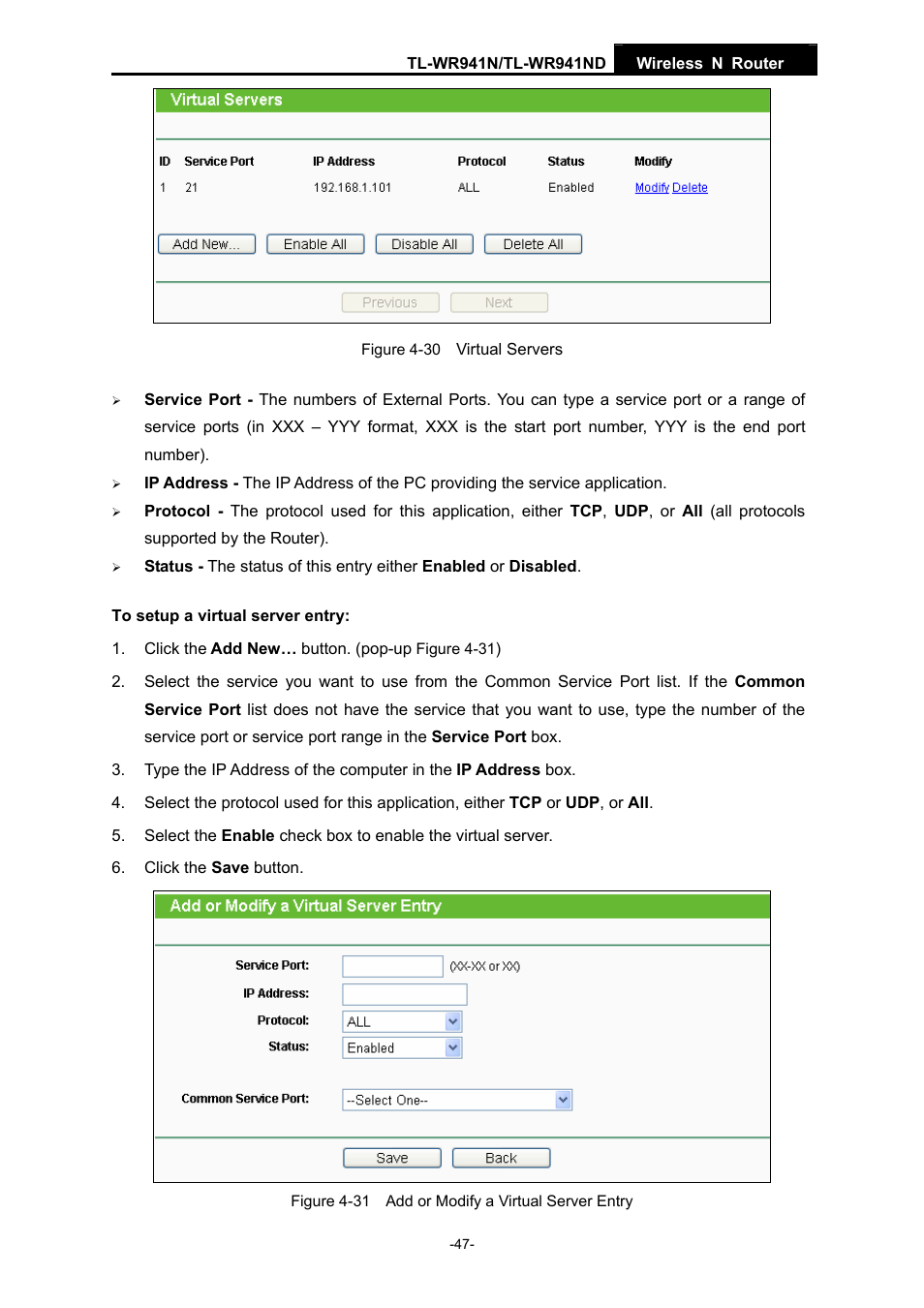 TP-Link TL-WR941ND User Manual | Page 54 / 106
