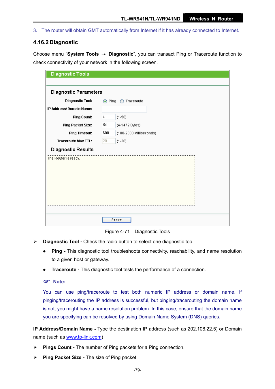 2 diagnostic | TP-Link TL-WR941ND User Manual | Page 86 / 106