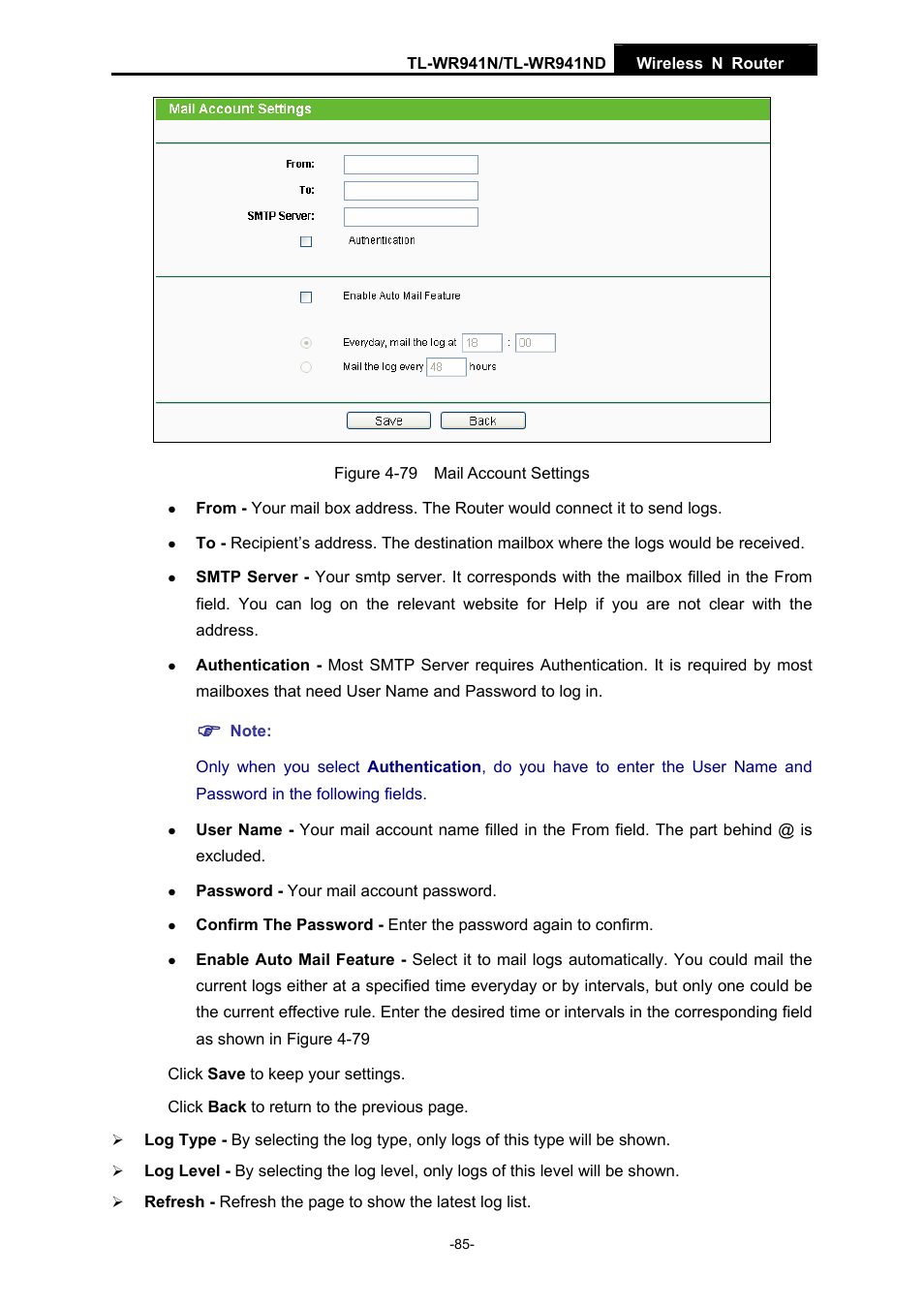 TP-Link TL-WR941ND User Manual | Page 92 / 106