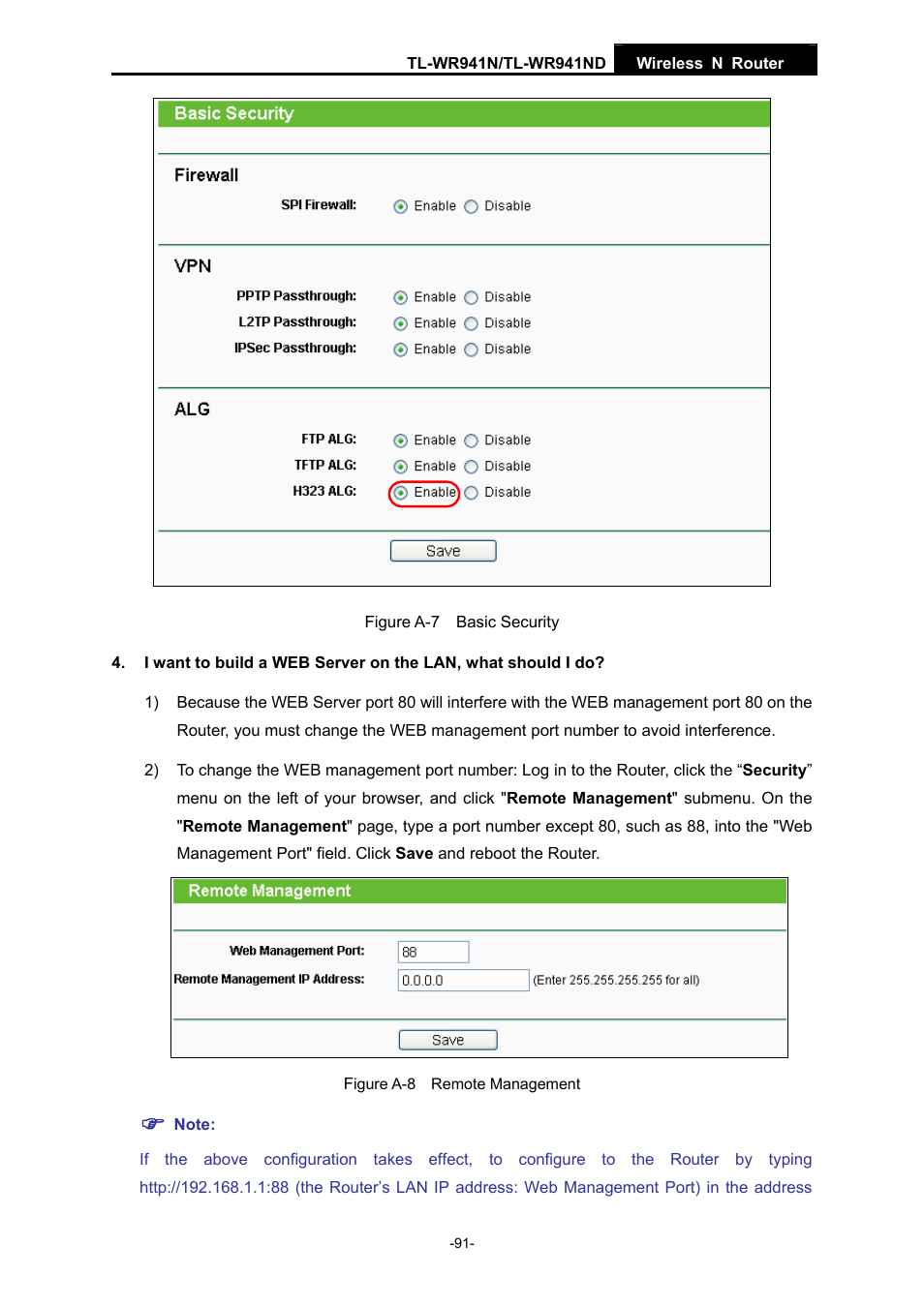 TP-Link TL-WR941ND User Manual | Page 98 / 106