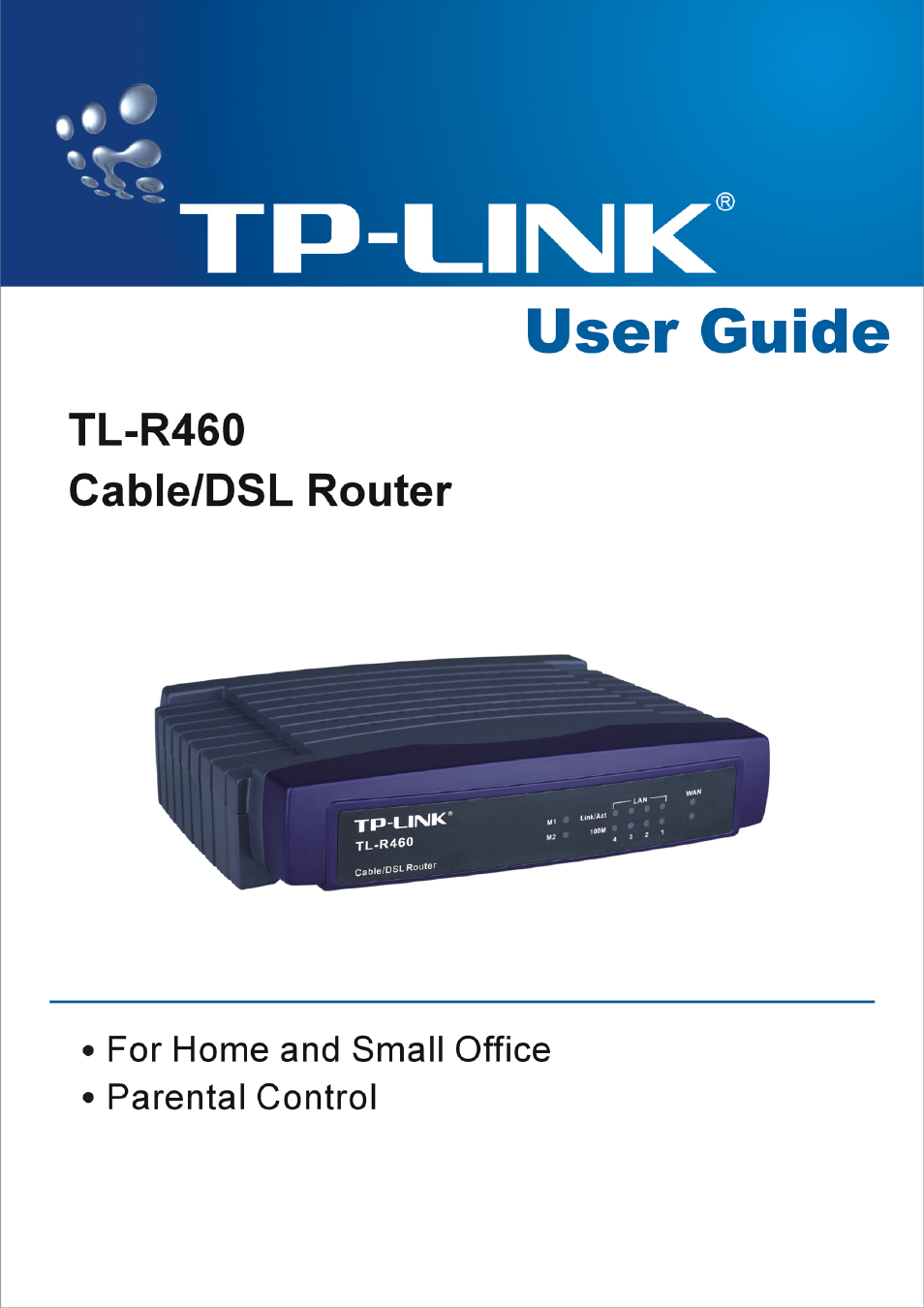 TP-Link TL-R460 User Manual | 57 pages