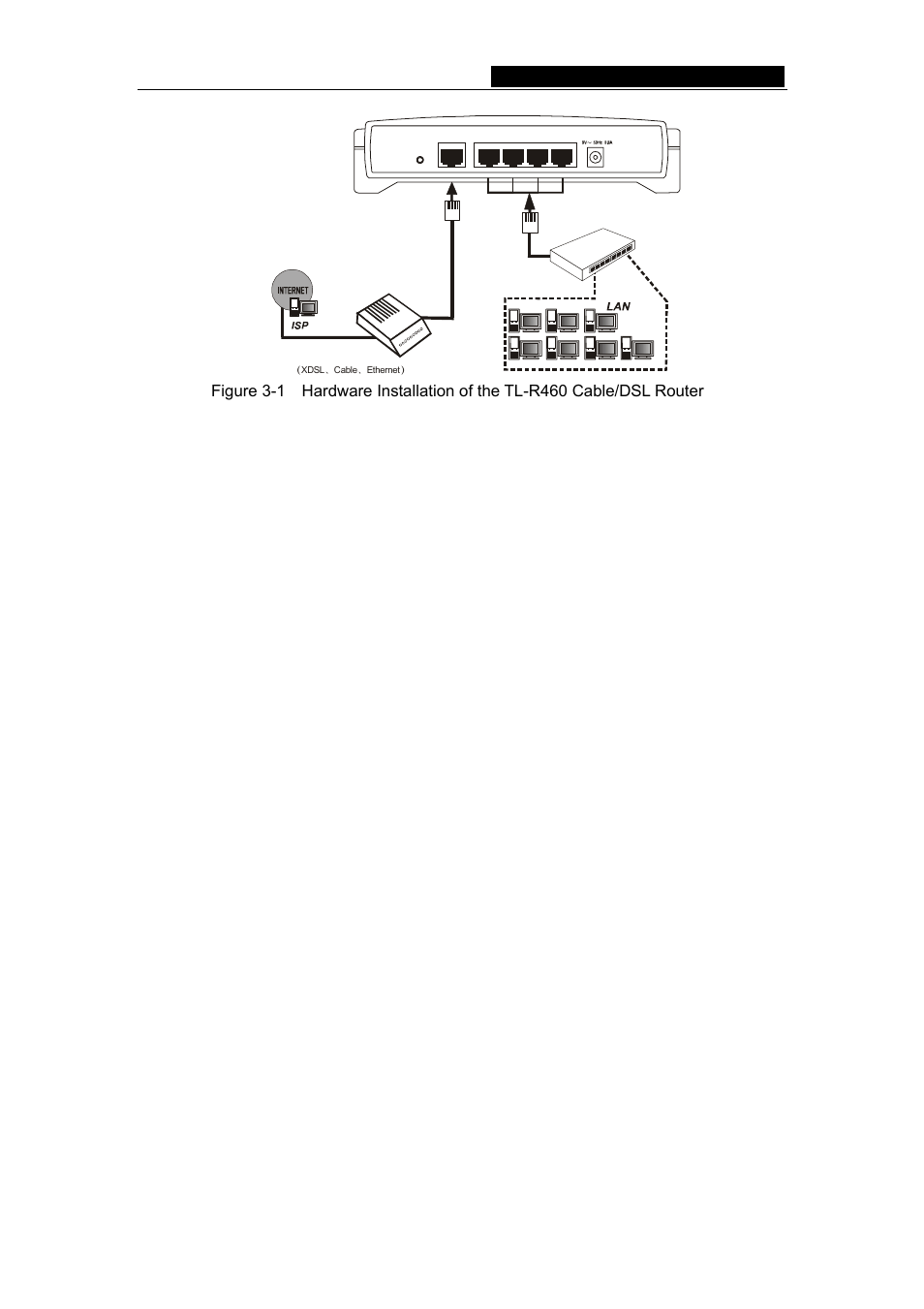 Tl-r460 cable/dsl router user guide | TP-Link TL-R460 User Manual | Page 10 / 57