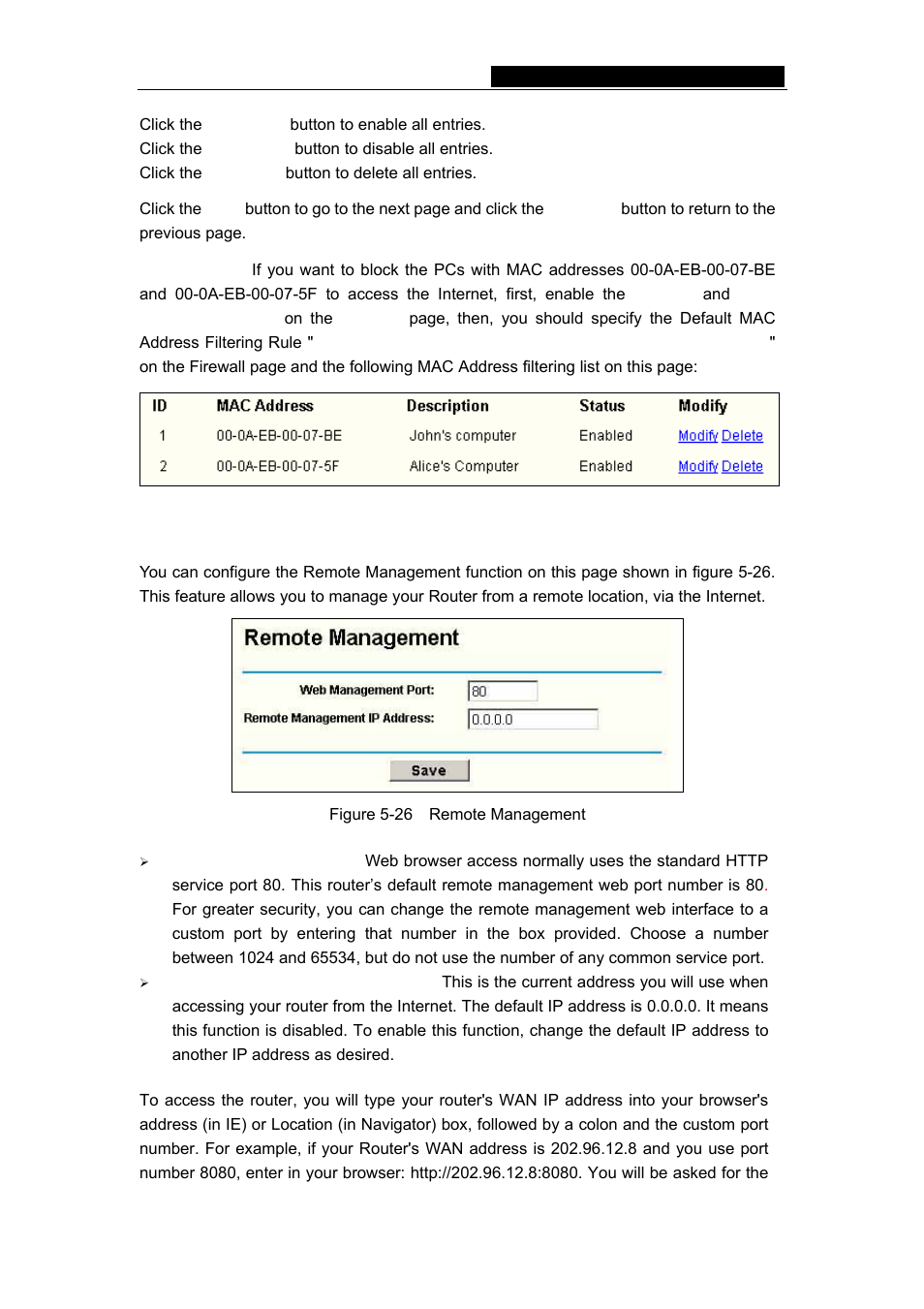 5 remote management | TP-Link TL-R460 User Manual | Page 36 / 57