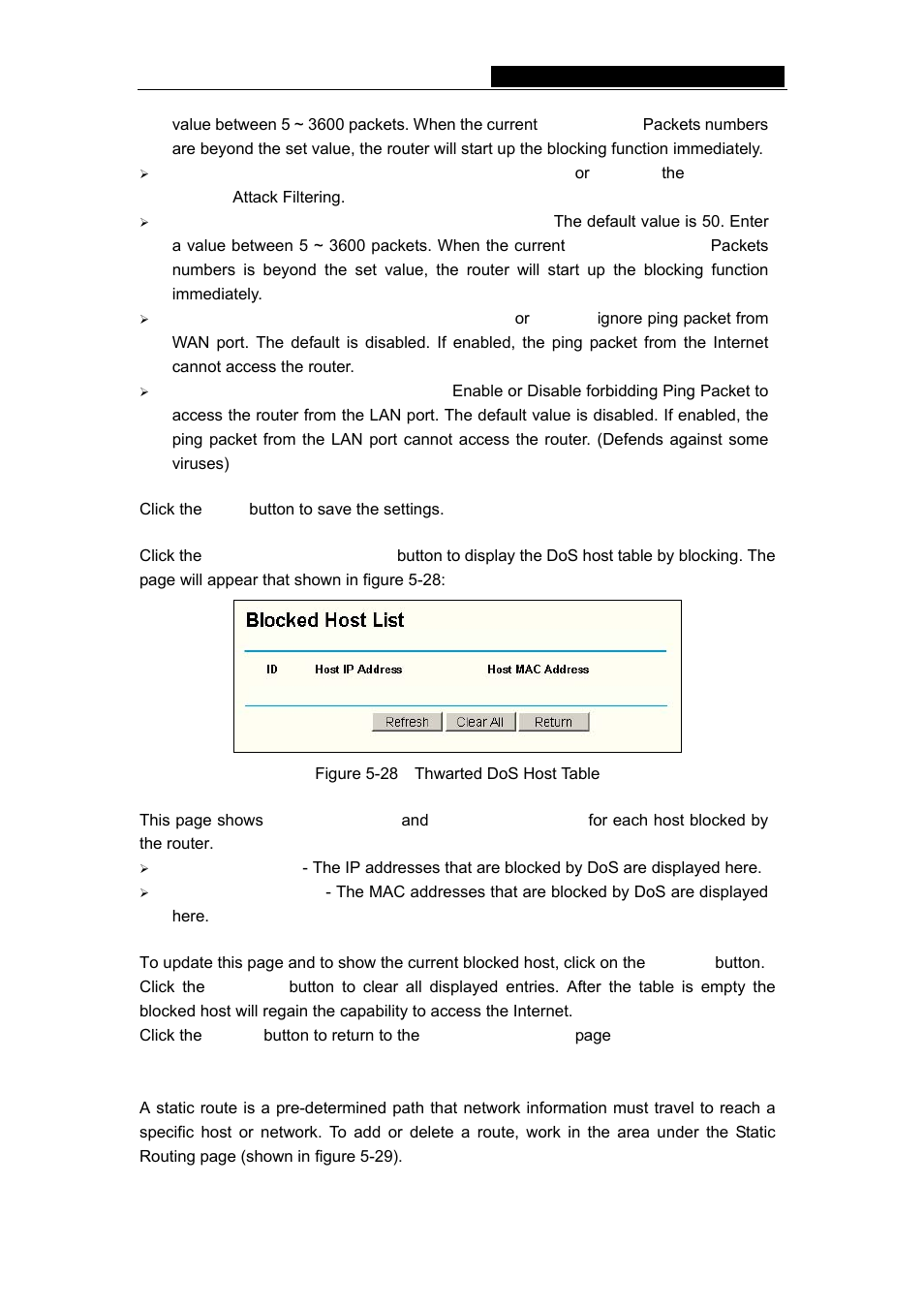 8 static routing | TP-Link TL-R460 User Manual | Page 38 / 57
