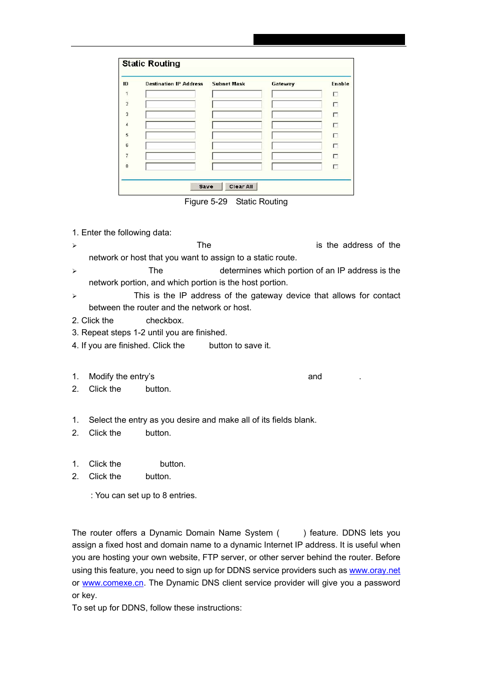 9 ddns | TP-Link TL-R460 User Manual | Page 39 / 57