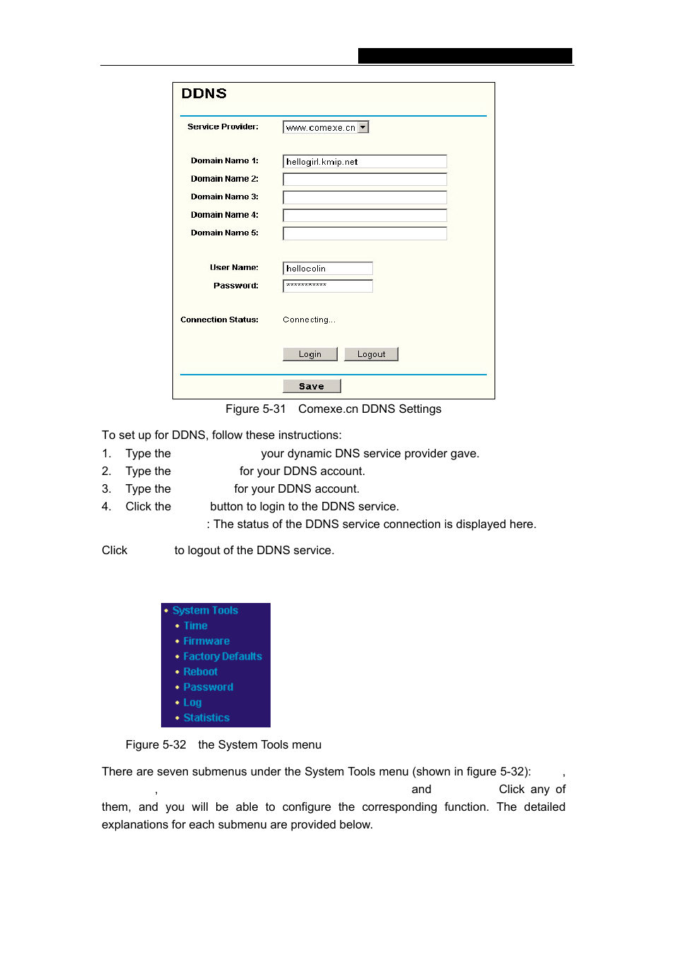 10 system tools | TP-Link TL-R460 User Manual | Page 41 / 57