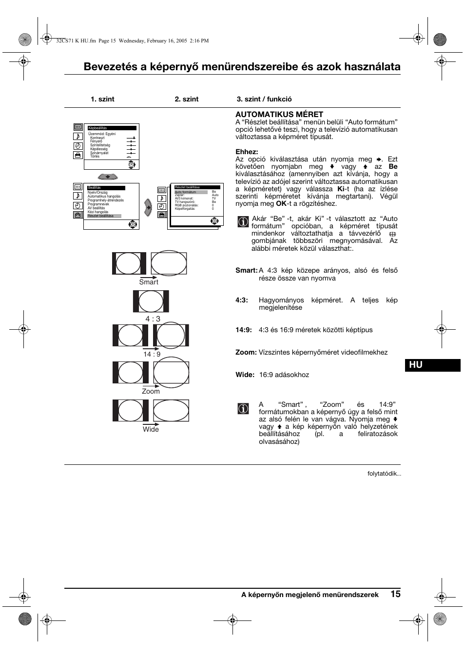 Sony KV-32CS71K User Manual | Page 75 / 144