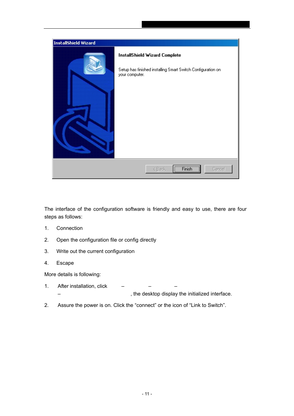 2 usage of the ssc | TP-Link TL-SF2109P User Manual | Page 14 / 32