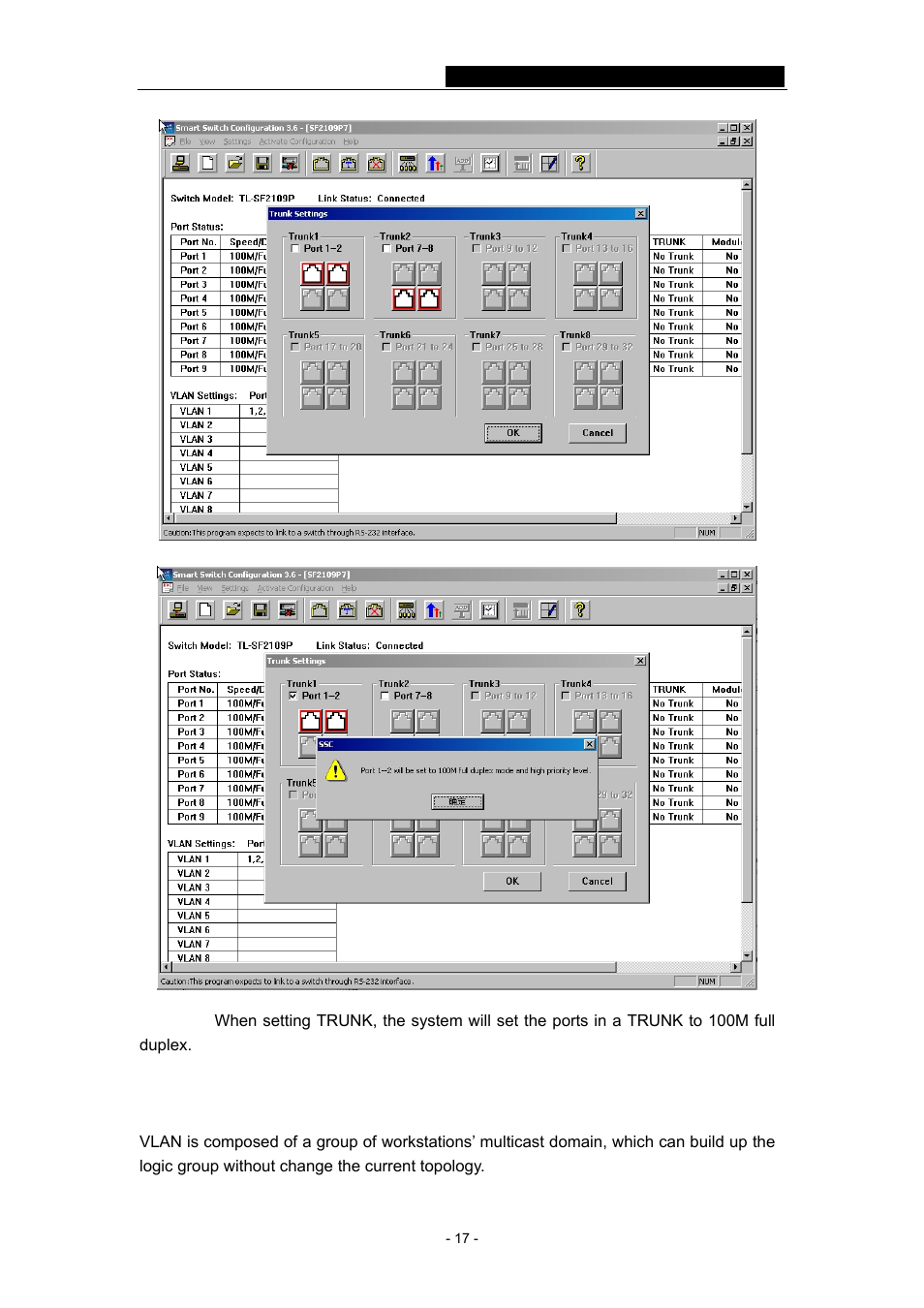 5 vlan | TP-Link TL-SF2109P User Manual | Page 20 / 32