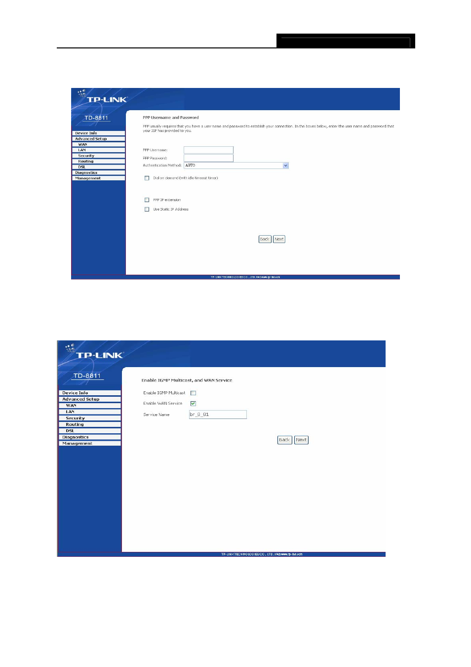 TP-Link TD-8811B User Manual | Page 16 / 30