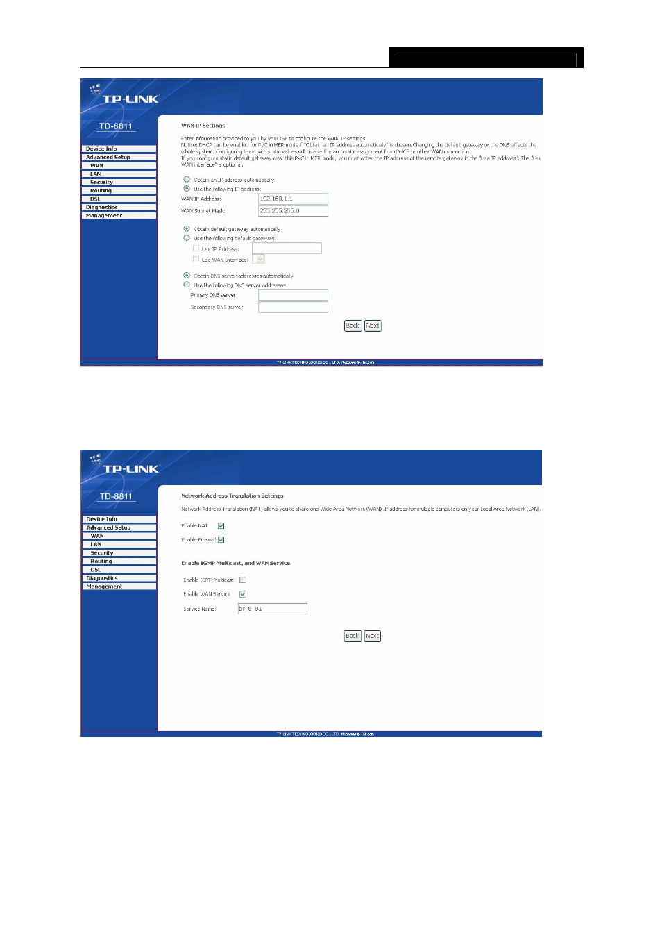 TP-Link TD-8811B User Manual | Page 19 / 30