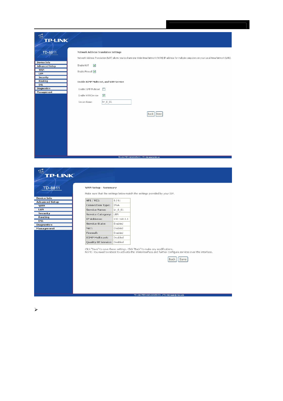 TP-Link TD-8811B User Manual | Page 21 / 30