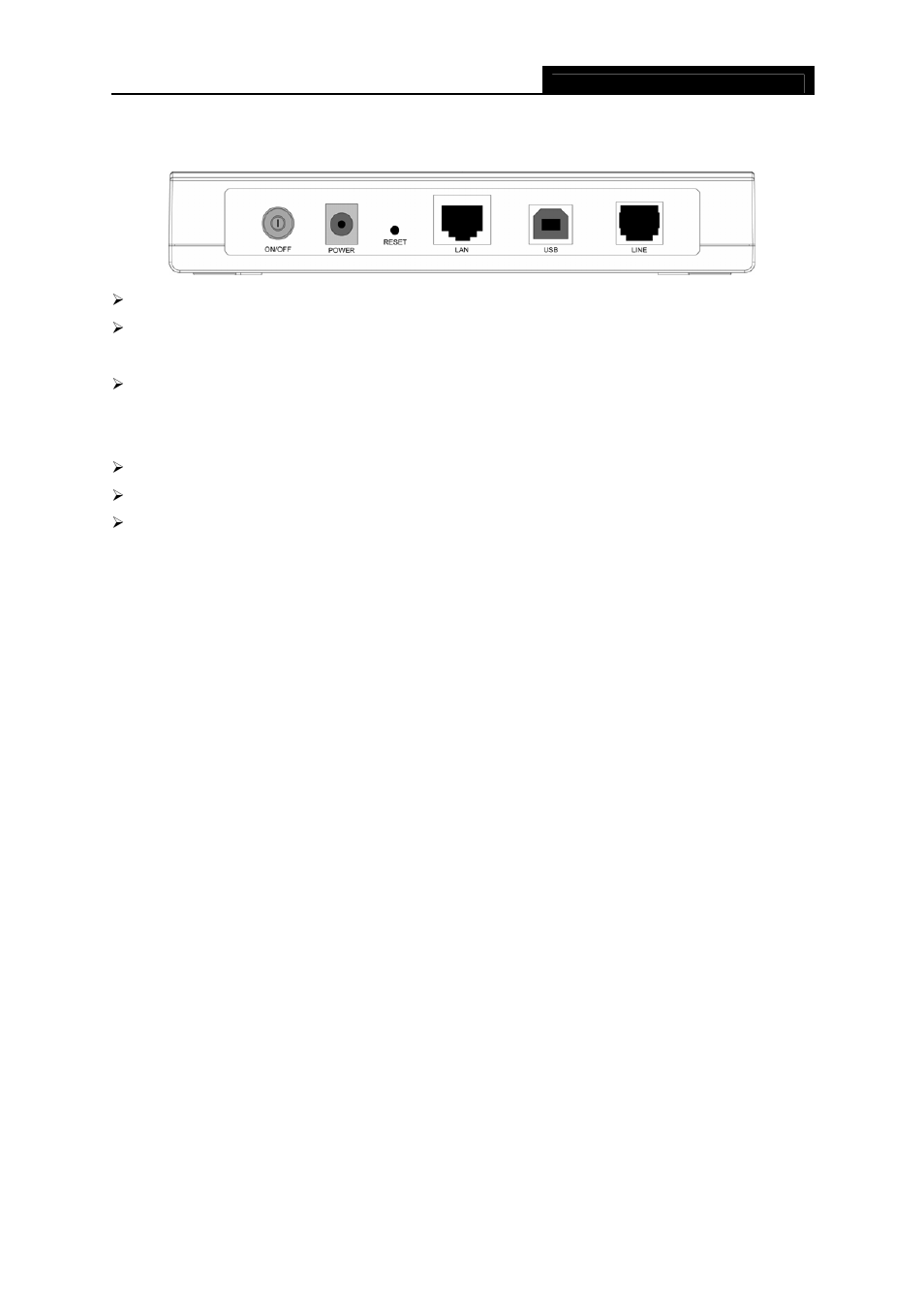 3 rear-panel, 4 hardware installation procedures, Rear-panel | Hardware installation procedures | TP-Link TD-8811B User Manual | Page 9 / 30