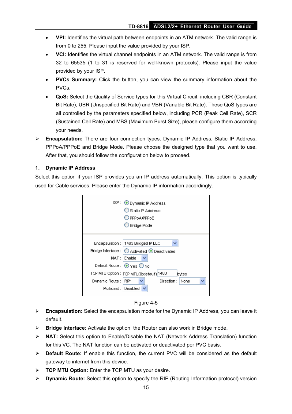 TP-Link ETHERNET ROUTER TD-8816 User Manual | Page 21 / 55