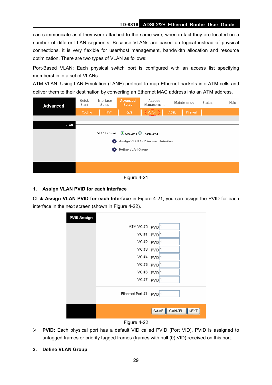 TP-Link ETHERNET ROUTER TD-8816 User Manual | Page 35 / 55