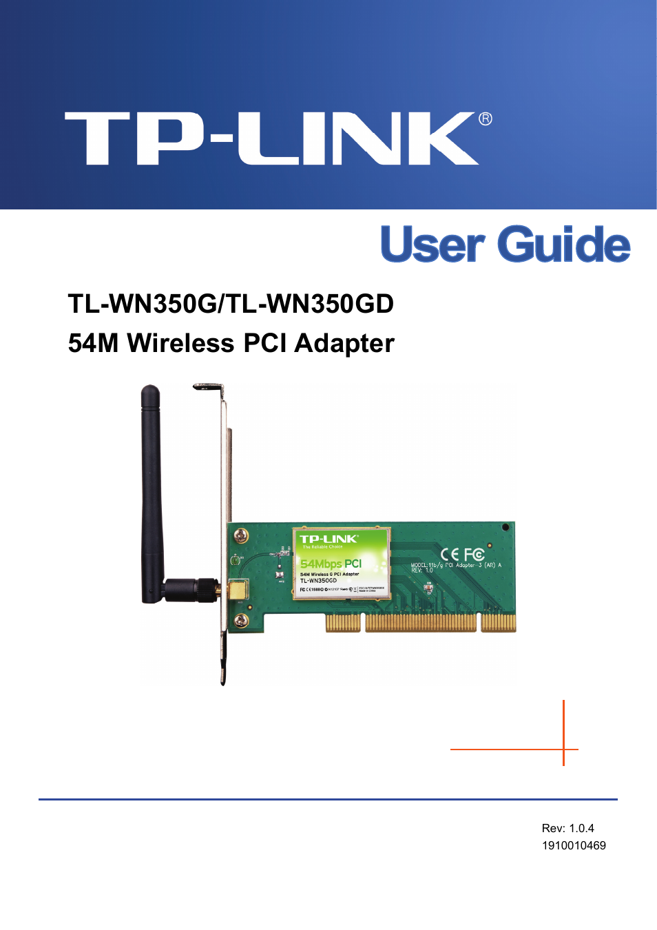 TP-Link TL-WN350G User Manual | 40 pages